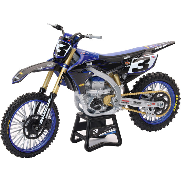 Product image | New Ray Toys - Yamaha Eli Tomac Factory Race Team Bike 1:12 Scale | SKU: 959-0173 detailed die-cast toy model for collectors and kids | Available at BTO Sports