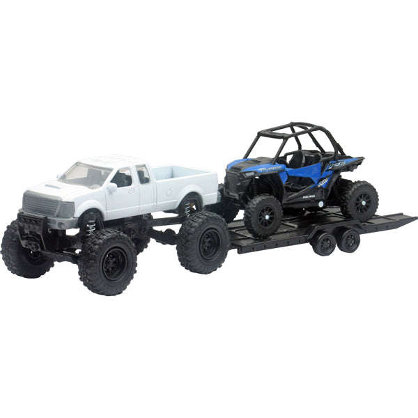Product image | New Ray Toys - Pick Up w/ Polaris RZR XP1000 EPS | SKU: 959-0134 detailed die-cast toy model for collectors and kids | Available at BTO Sports