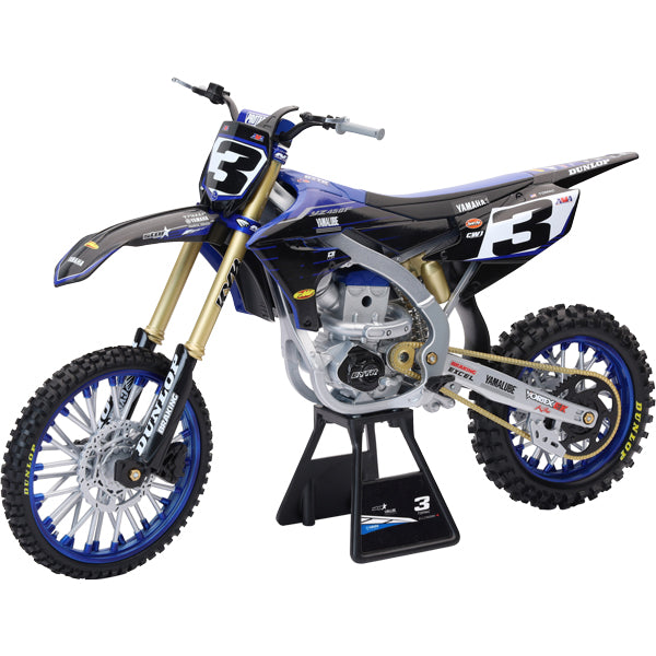 Product image | New Ray Toys - Yamaha Eli Tomac Factory Race Team Bike 1:6 Scale | SKU: 959-0176 detailed die-cast toy model for collectors and kids | Available at BTO Sports