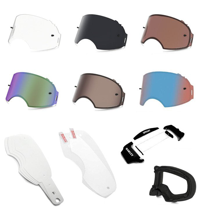 Product image of Oakley airbrake goggle accessories no word motocross goggles showing frame design, lens style, and colorway