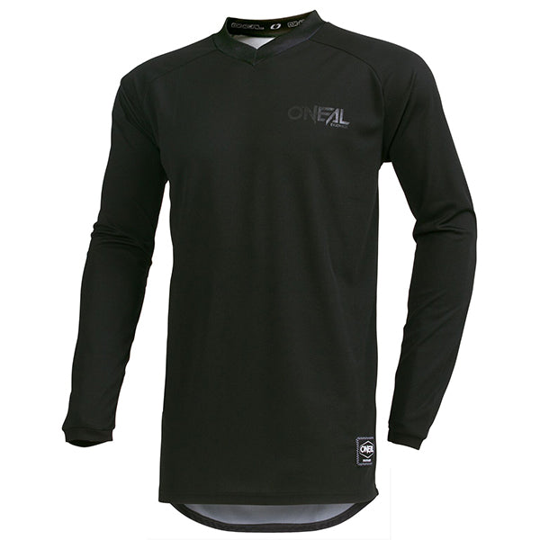 Studio photo showcasing O'Neal, Element Classic Jersey, SKU 001E-02C, color options Classic Black, sizes XL–4X