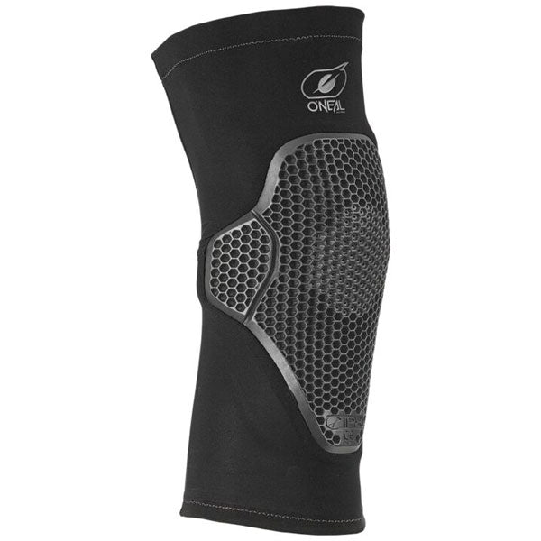 Studio image on a white background of O'Neal, Flow Knee Guard (MTB) Mountain Bike, Knee & Shin, SKU 0259-002, color options Grey, sizes XL–2X