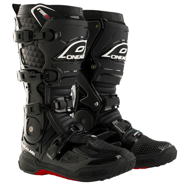 Studio photo showcasing O'Neal, RDX Boot, Boots, SKU 0328-417, color options White, Black, Grey, sizes 7–13