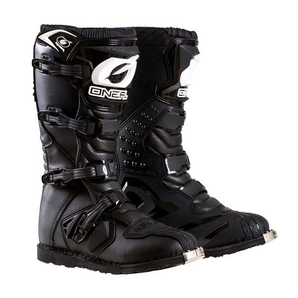 Detailed studio photograph of O'Neal, Rider Boot, Boots, SKU 0325-109, color options Black/ Black, sizes 7–15