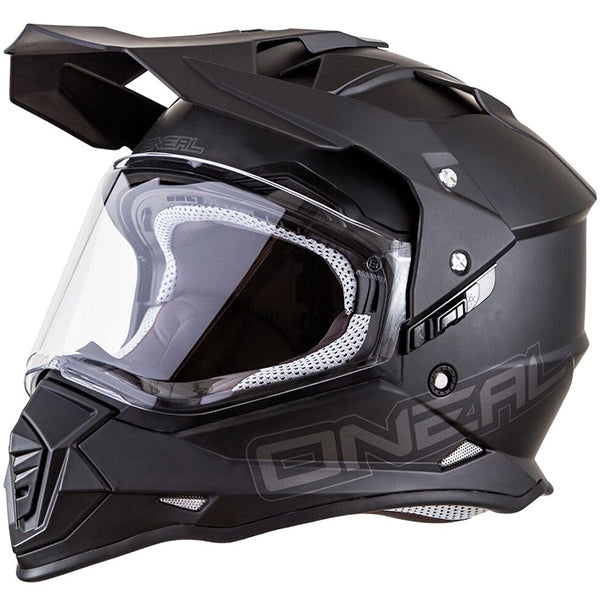 Studio image on a white background of O'Neal, Sierra II Flat Helmet, SKU 0817-513, color options White, Black, sizes XS–2X