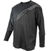 Clean studio photo on a white background of O'Neal, Tobanga Jersey (MTB) Mountain Bike, SKU 0084-702, color options Black/Grey, sizes XL–2X
