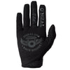 Studio photo showcasing O'Neal, Mayhem Bullet Gloves, Offroad Gloves, SKU M030-309, color options Black/White, Blue/Yellow, sizes XL–2X