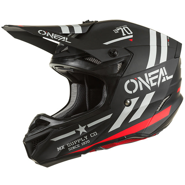 Product photo of O'Neal, 5 Series Squadron Helmet, SKU 0628-711, color options Black/Grey Matte, White/Black Matte, sizes XS–2X