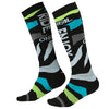 Product photo of O'Neal, Pro MX Zooneal Socks, SKU 0356-781, color options Blue/Yellow, Black/White