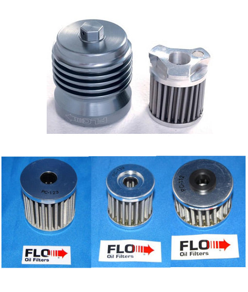 PC Racing - ATV Flo Stainless Steel Oil Filters (Kawasaki)