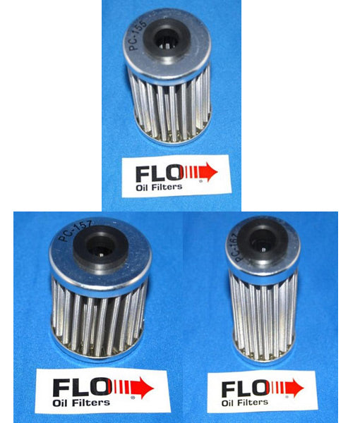 PC Racing - ATV Flo Stainless Steel Oil Filters (KTM)
