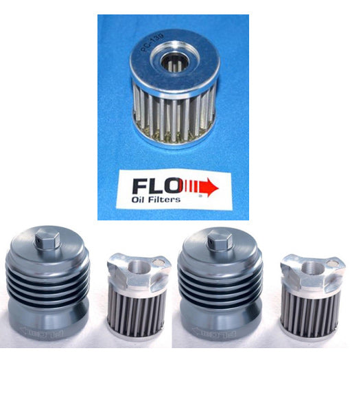 Pro Racing - Flo Stainless Steel Oil Filters (Suzuki)