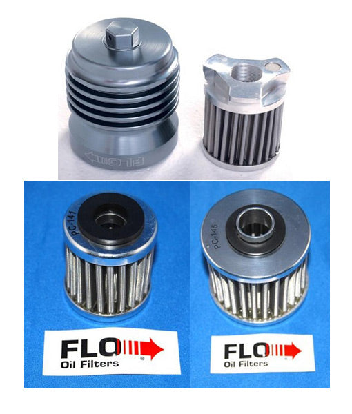 PC Racing - ATV Flo Stainless Steel Oil Filters (Yamaha)