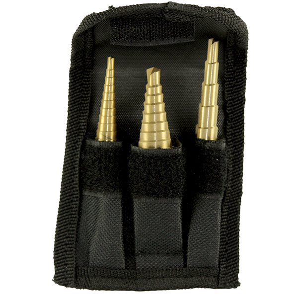 Performance Tool - 3 Piece Step Drill Set