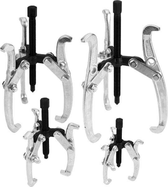 Performance Tool - 4 Piece 3-Jaw Gear Puller Set