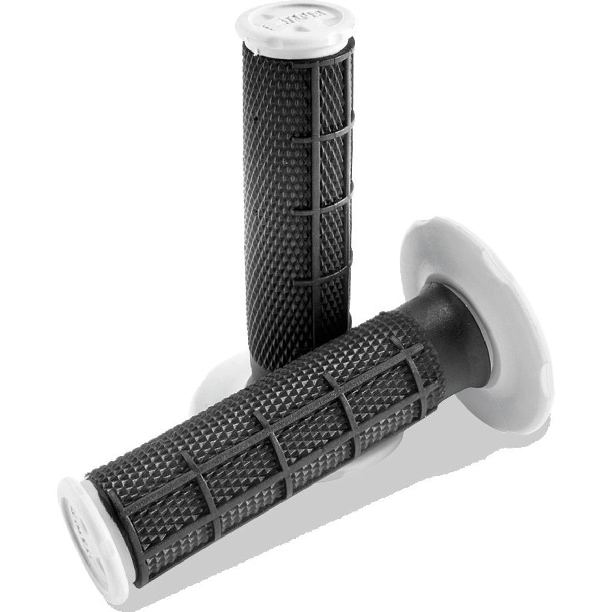 Pro Taper 1/2 Waffle Grips, Dual Density Black, SKU ptr024849.