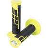 Pro Taper 1/2 Waffle Grips, Clamp-On 1/2 Waffle Grip, Neon Orange/Black, SKU ptr021661.