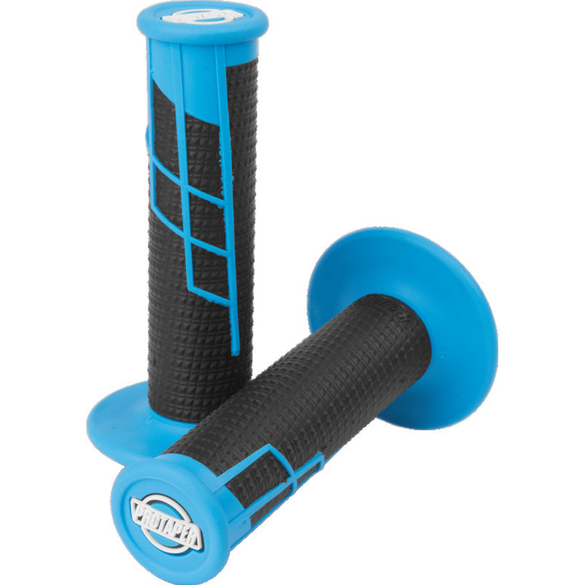 Pro Taper 1/2 Waffle Grips, Clamp-On 1/2 Waffle Grip, Neon Yellow/Black, SKU ptr021657.