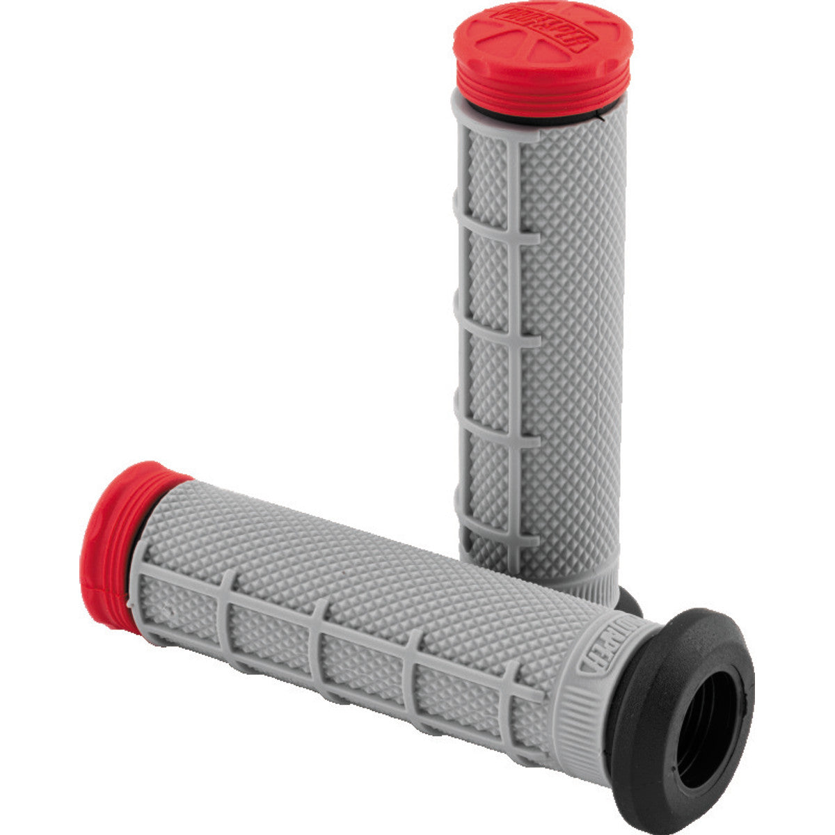 Pro Taper 1/2 Waffle Grips, Tri Density ATV 1/2 Waffle Grips, Red, SKU ptr024866.