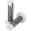 Pro Taper Full Diamond Grips, Full Diamond Clamp-On Grips, White/Dark Gray, SKU ptr021690.