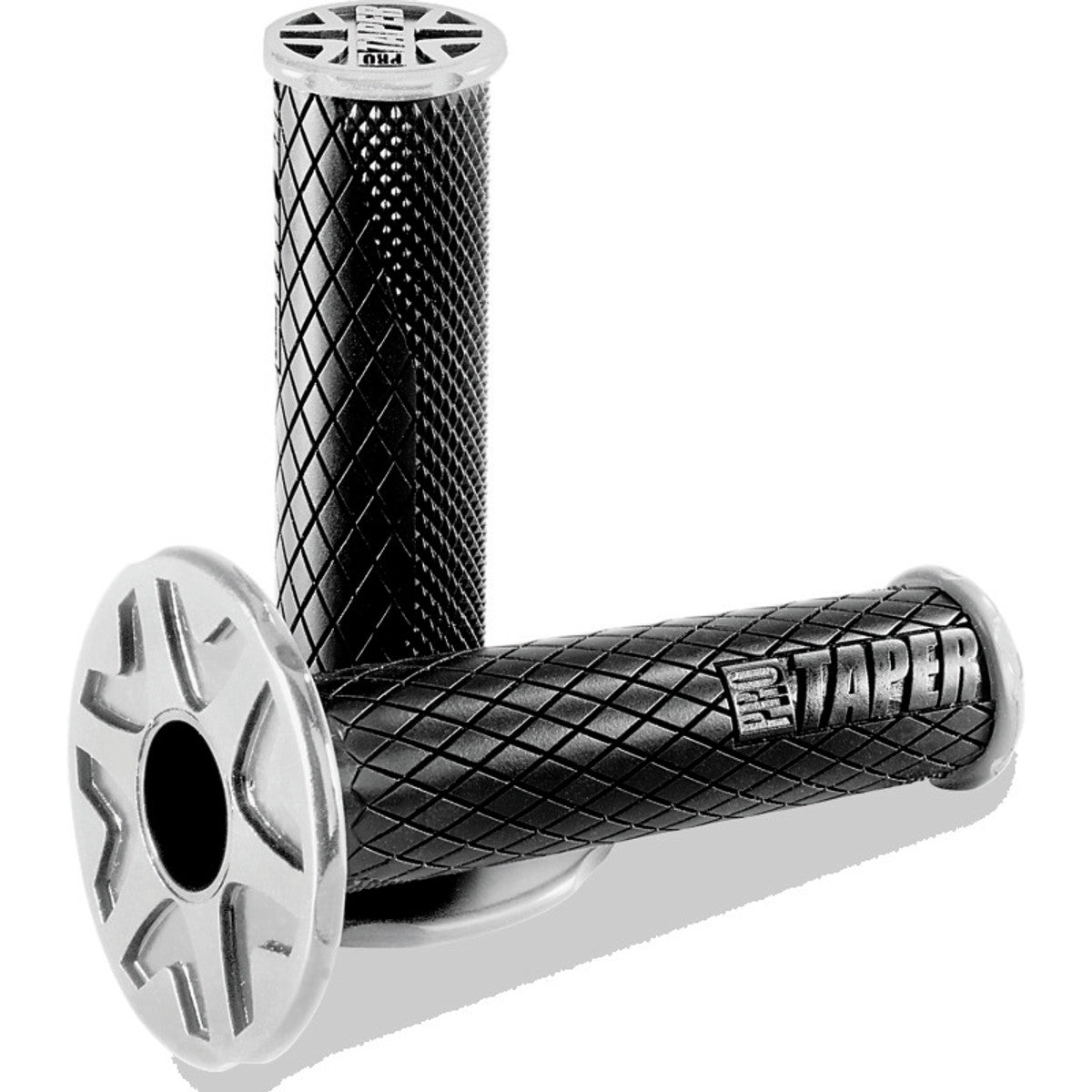 Pro Taper Full Diamond Grips, Full Diamond Dual Density MX Grips, Black, SKU ptr024800.