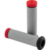 Pro Taper Full Diamond Grips, Tri Density Full Diamond ATV Grips, Red, SKU ptr024878.