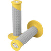 Pro Taper Pillow Top Grips, Clamp-On Pillow Top Grips, Yellow/Gray, SKU ptr021680.