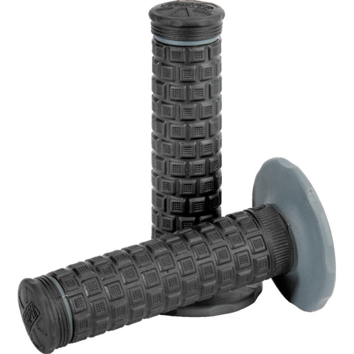 Pro Taper Pillow Top Grips, Pillow Top Lite Grips, Gray/Black/Black, SKU ptr024891.