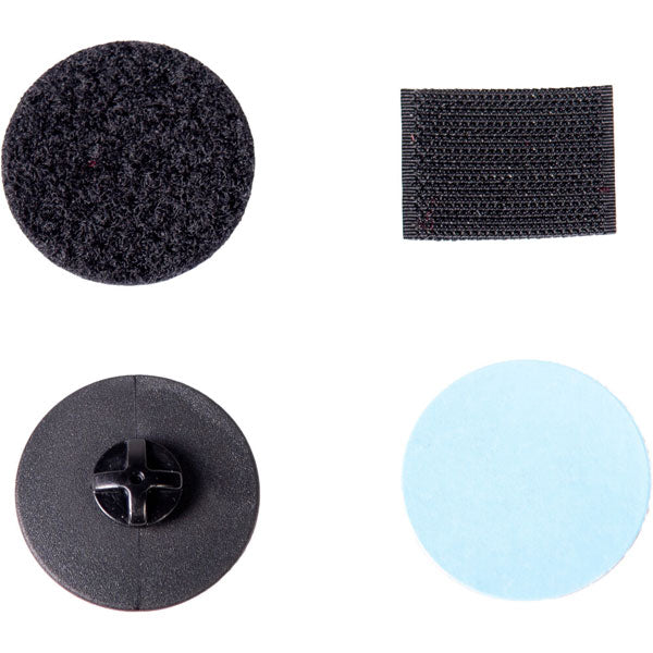 FXR Quick Strap Stick On Button goggle accessory in Black SKU 51-6023