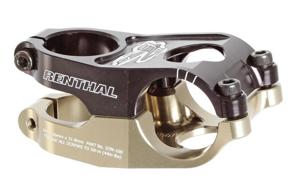 Renthal - Duo Stem (MTB) Black/Gold - SKU: STM109-BKAG