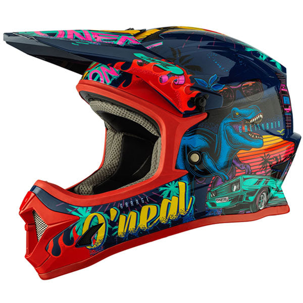 High-resolution studio image of O'Neal, 1 Series Rex Helmet (Youth), SKU 0632-232, color options Multi, sizes Y-SM, Y-MD, Y-LG, Y-XL