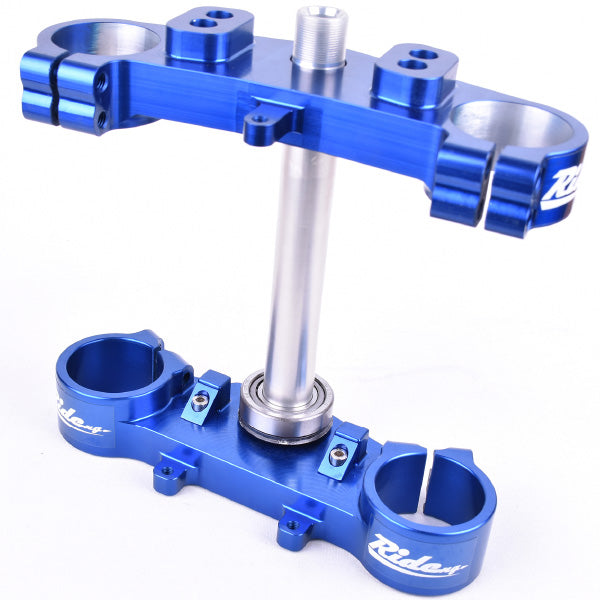 Ride Engineering - Yamaha YZ65/85 Triple Clamp Set - Blue