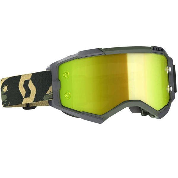 Product image of Scott military edtion fury goggles motocross goggles showing frame design, lens style, and colorway