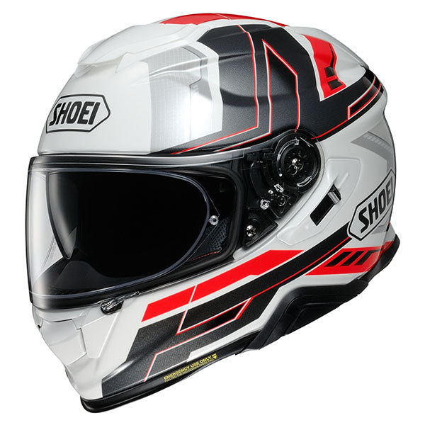 bto sports shoei helmets White/Grey/Red / XS