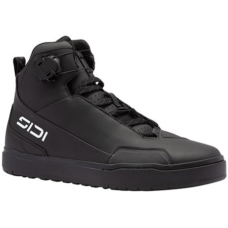 High-resolution studio image of Sidi - Kyro Riding Shoes; showing overall shape and visible design details; SKU 2352000540; Colors: Black, Ice White