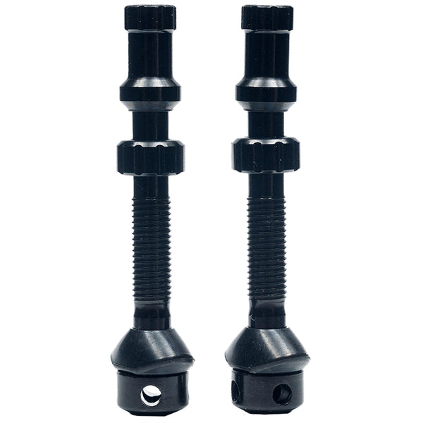 Stan's - Tubeless Universal+ Alloy Valve Stem (MTB) - Black - 37mm - SKU: AS0233