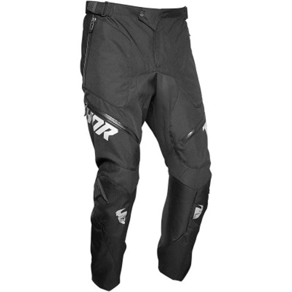 Product image of thor terrain in the boot pant black motocross boots showing design and colorway | Available at BTO Sports