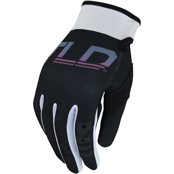 Product image of Troy Lee Designs mx22 gp Icon glove women black 1 6f236f46 cf86 40c6 a2ea 0c47a7d640 motocross gloves showing fit, construction, and colorway | Available at BTO Sports