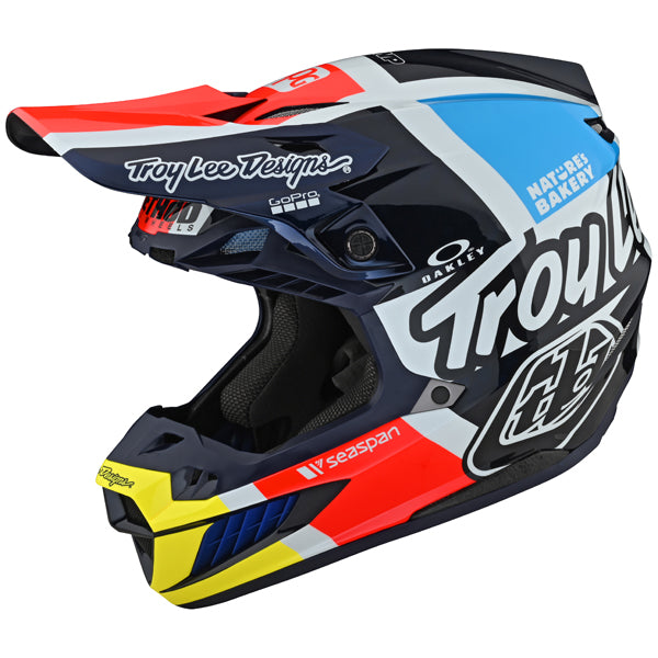 Image of Troy Lee Designs SKU 1711630 SE5 Carbon Quattro Team Helmet Size: XS (SKU 1711630)