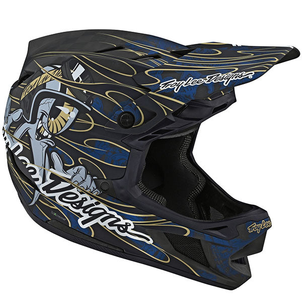 eyeball motorcycle helmet Troy Lee Designs