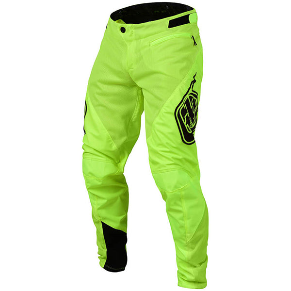 Product image of Troy Lee Designs - Sprint Pant (Youth) (MTB) SKU:224003001 | Colors: Flo Yellow, Y18, Y20 | Designed for Mountain Bike, BMX and E-Bike riders | Available at BTO Sports