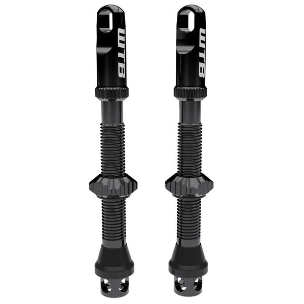 WTB - TCS Aluminum Max-Flow Tubeless Valve Stem (MTB) - Black - 65mm - SKU: W095-0120