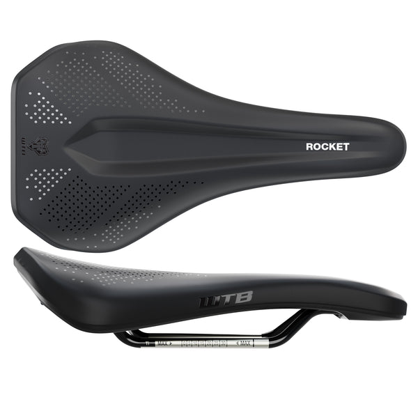 WTB - Rocket Saddle (MTB) - Black - Titanium - SKU: W065-0741