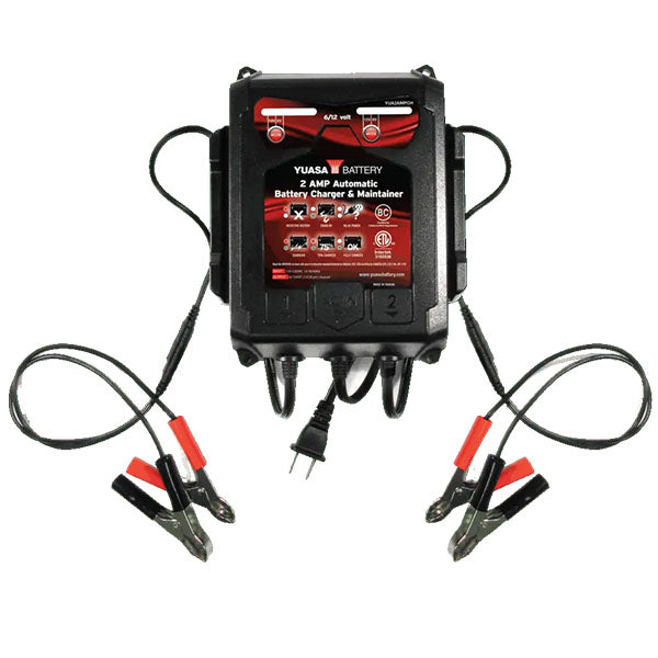 Yuasa - Battery Charger 6V/12V/2A 2 Bank