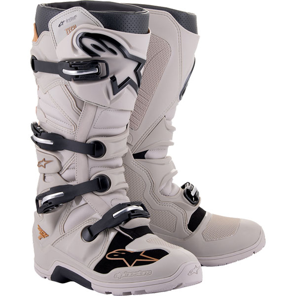 de begeleiding Laatste vochtigheid Alpinestars - Tech 7 Enduro DS Boots:color-Gray/Sand,size-6: BTO SPORTS