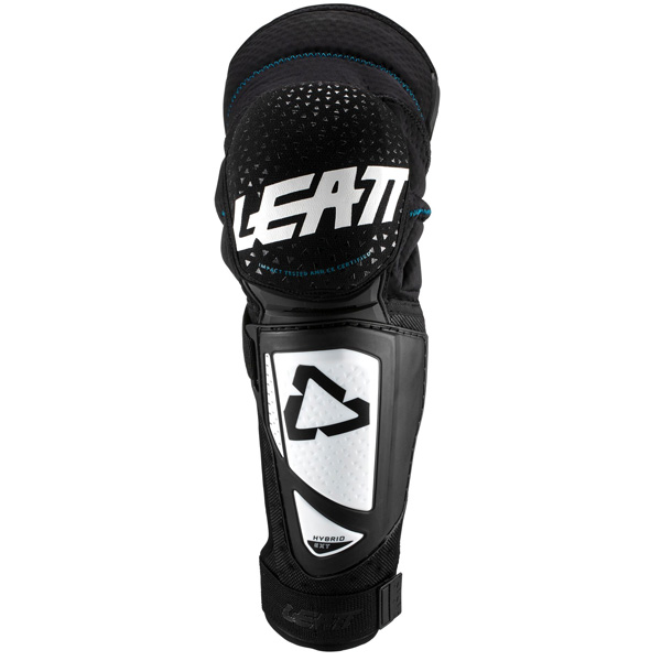 Leatt - 3DF Hybrid EXT Knee and Shin Guard color:WhtBlk size:L_XL