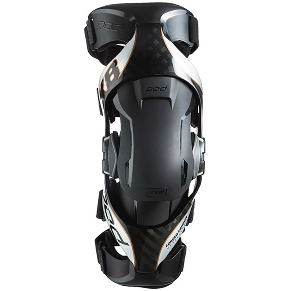 POD Active 2019 K8 Forged Carbon MX Motocross Knee Braces Pair 